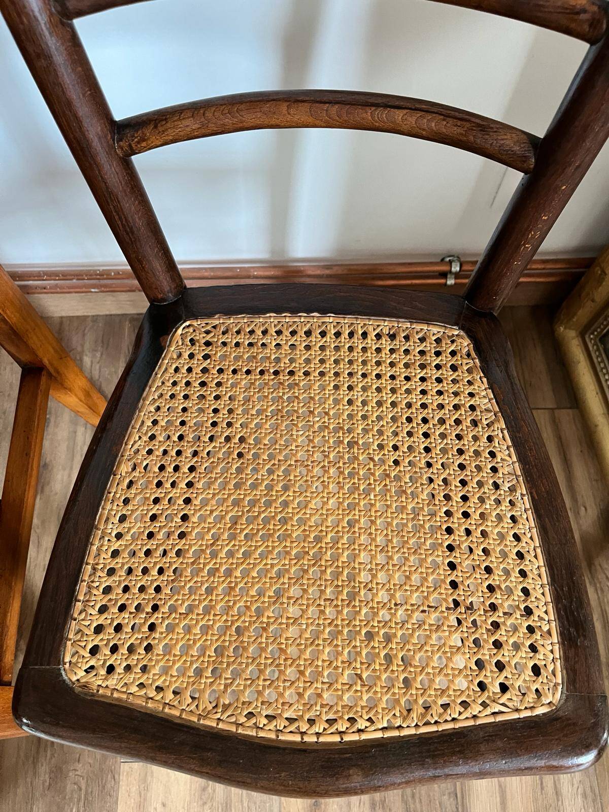 Set of 4 mismatched chairs