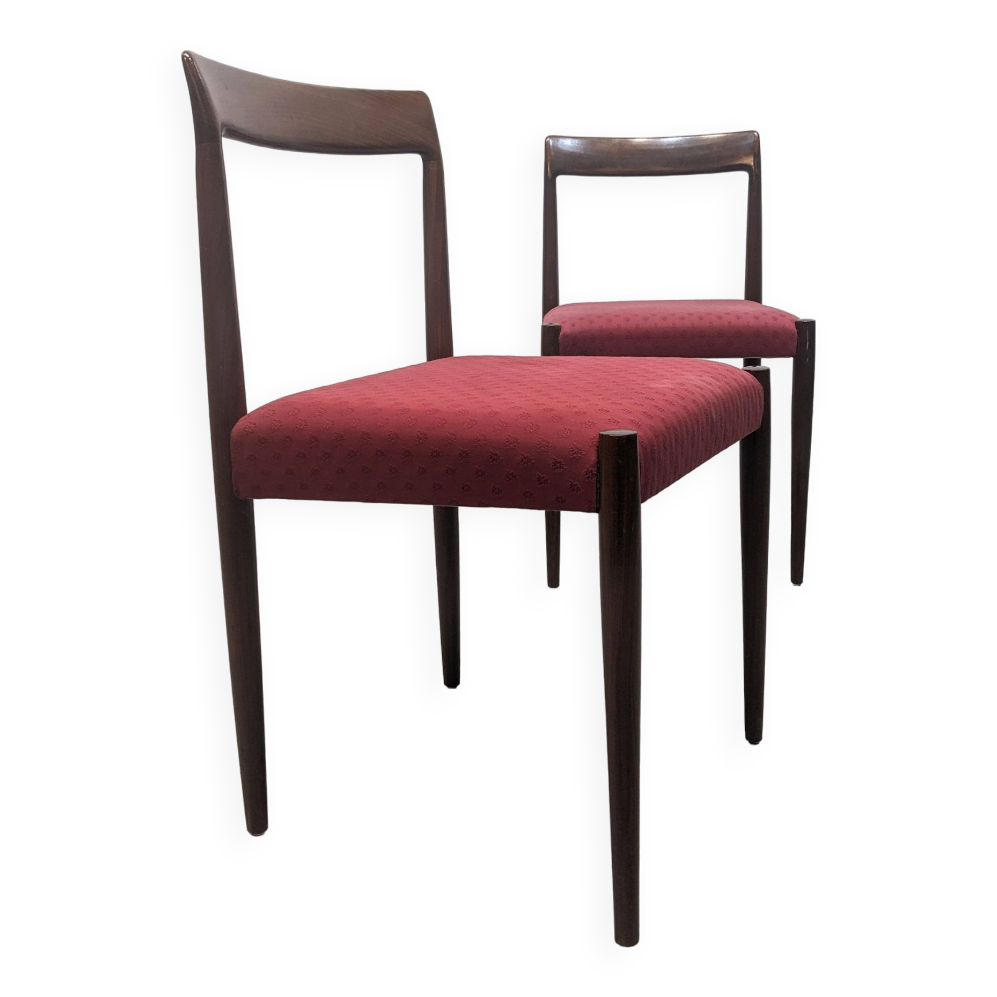 Duo of mic-century chairs