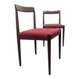 Duo of mic-century chairs