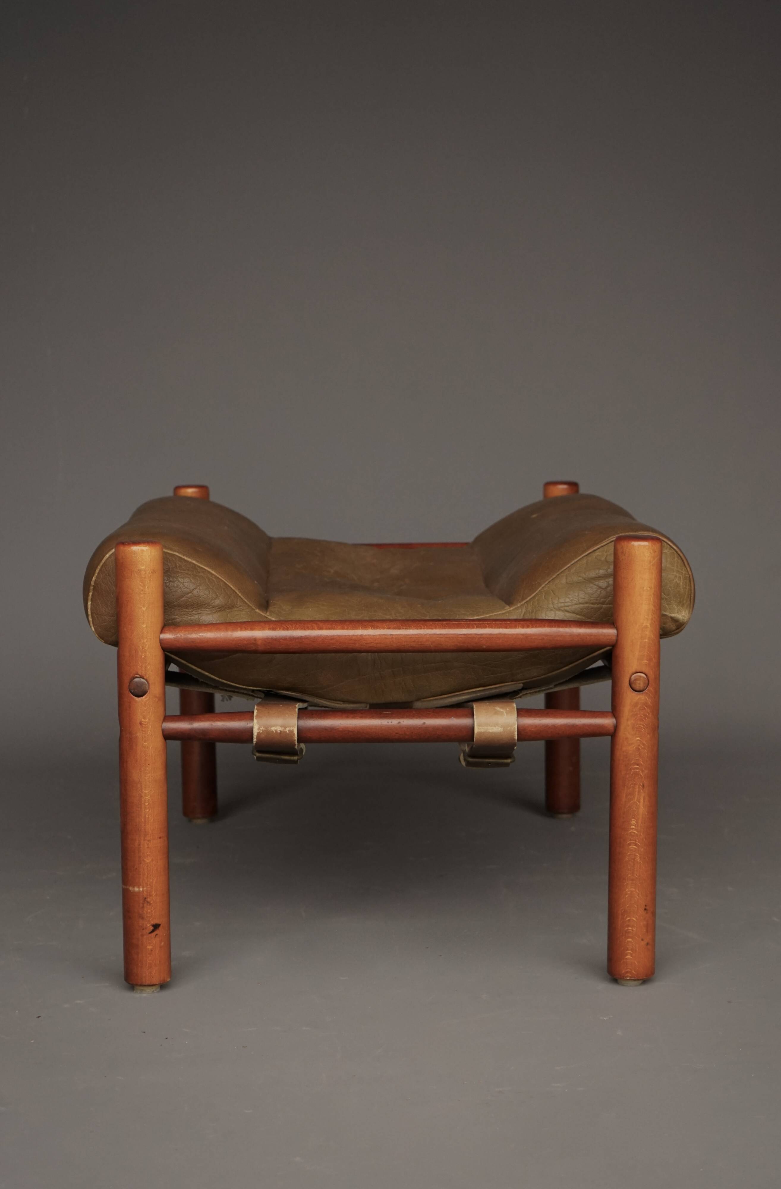 Inca Footstool Ottoman by Arne Norell for Arne Norell AB