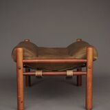 Inca Footstool Ottoman by Arne Norell for Arne Norell AB