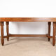 Large extendable dining table, 320 cm, in oak, Guillerme and Chambron.