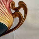 Ensemble barbotine jardinière et vases