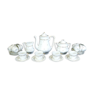 service a café en porcelaine