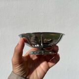 6 coupelles en inox 1970