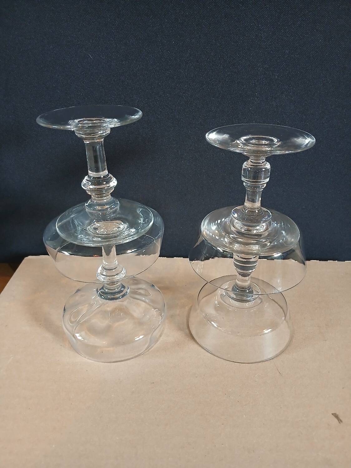 4 coupes à champagne vintages