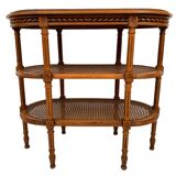 Louis XVI style server with three trays, circa 1900