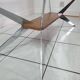 Coffee table with compass legs from the 60s