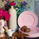 Seven ceramic plates of vintage salins