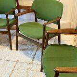 Vintage Scandinavian oak armchair by Ejner Larsen & Aksel Bender Madsen for Fritz Hansen