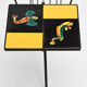 Vintage scoubidou magazine holder