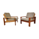 Paire de fauteuils Bonanza par Esko Pajamies pour Asko, Finlande 1970