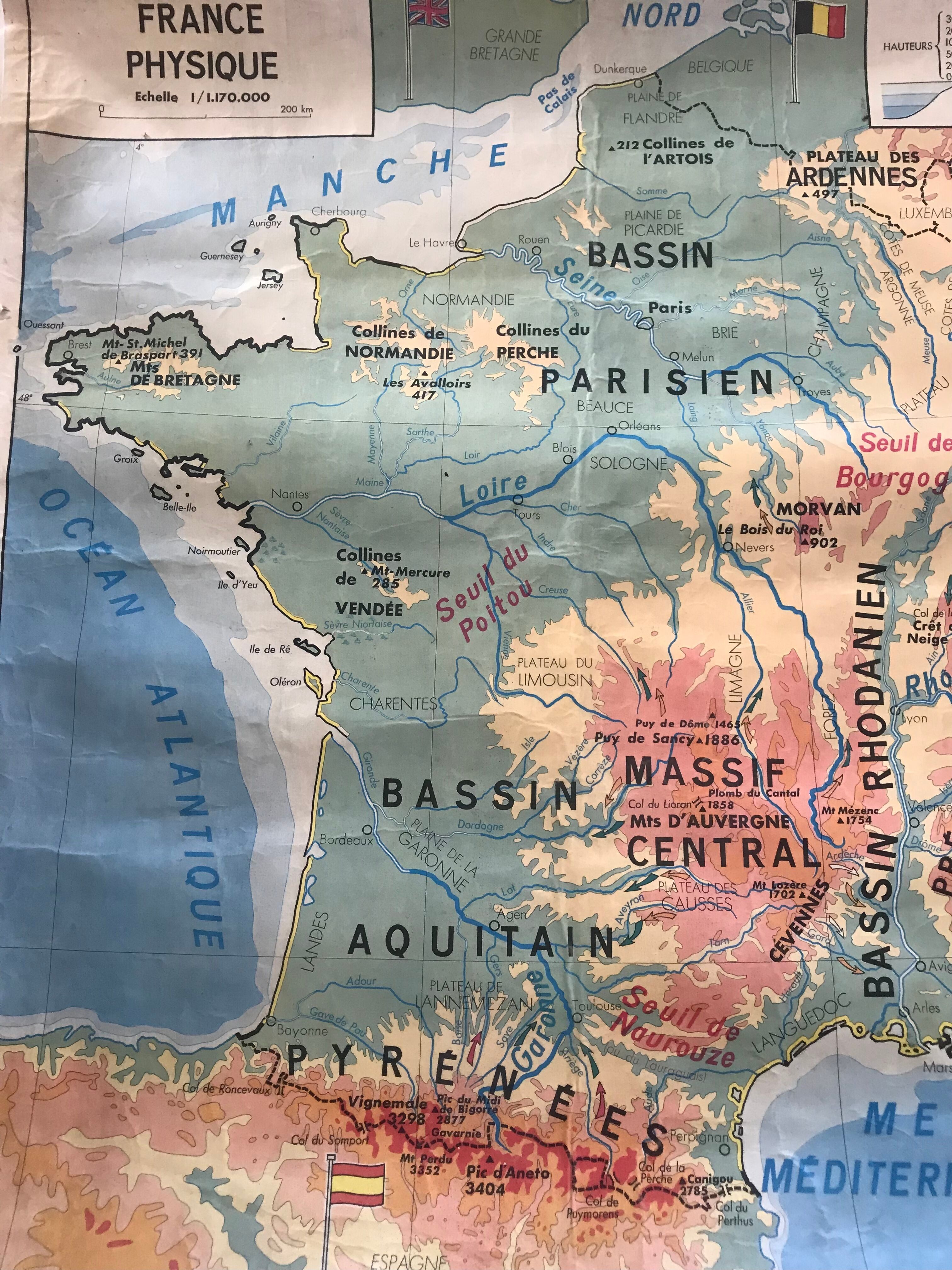 Carte scolaire la France