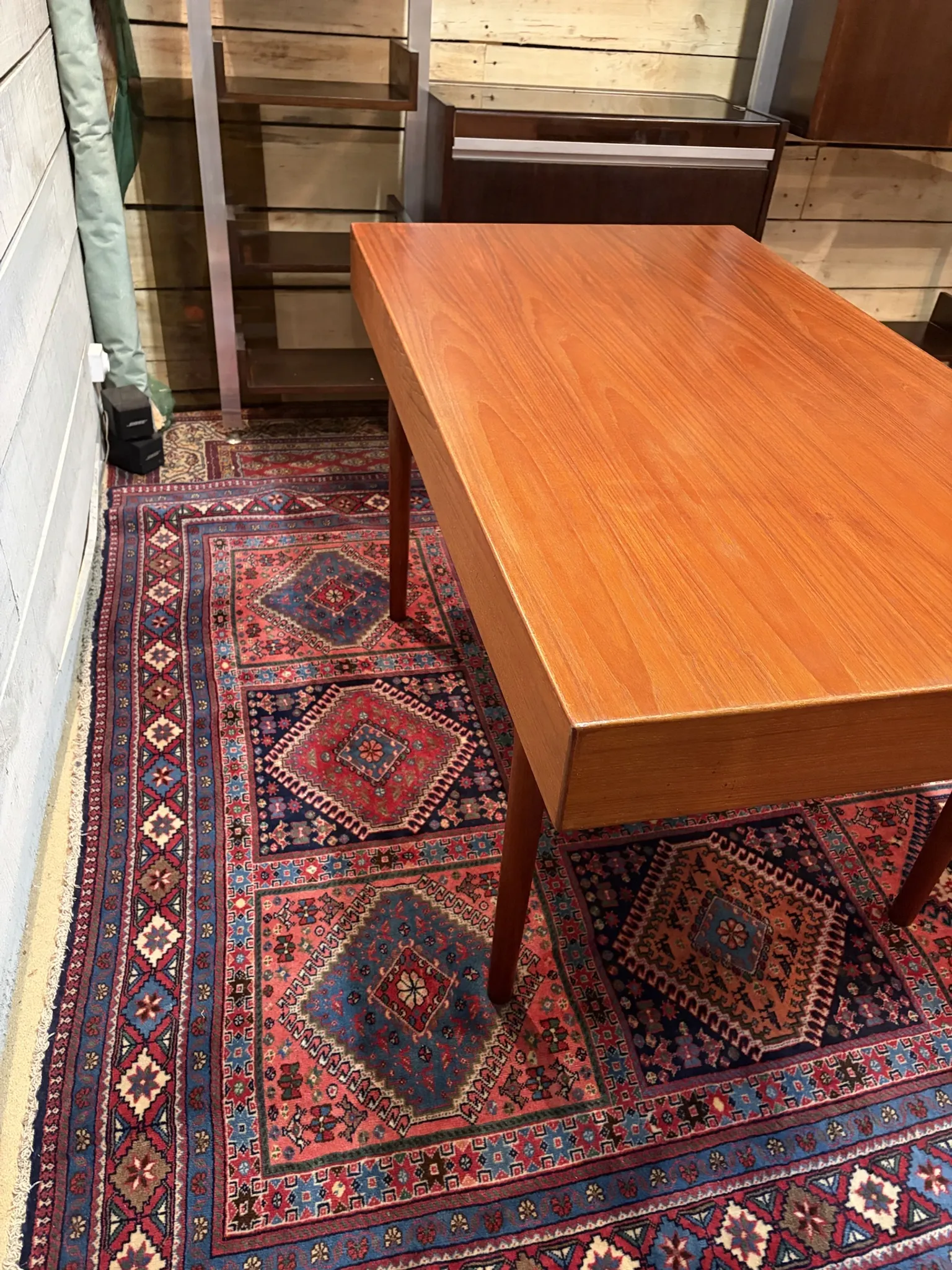 Teak desk design by Nanna Ditzel and Ed Soren Willadsen, 1955.