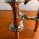 Set of 4 modular candle holders variant Nagel BMF vintage 1970