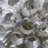 Space Age aluminium lamp