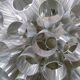 Space Age aluminium lamp
