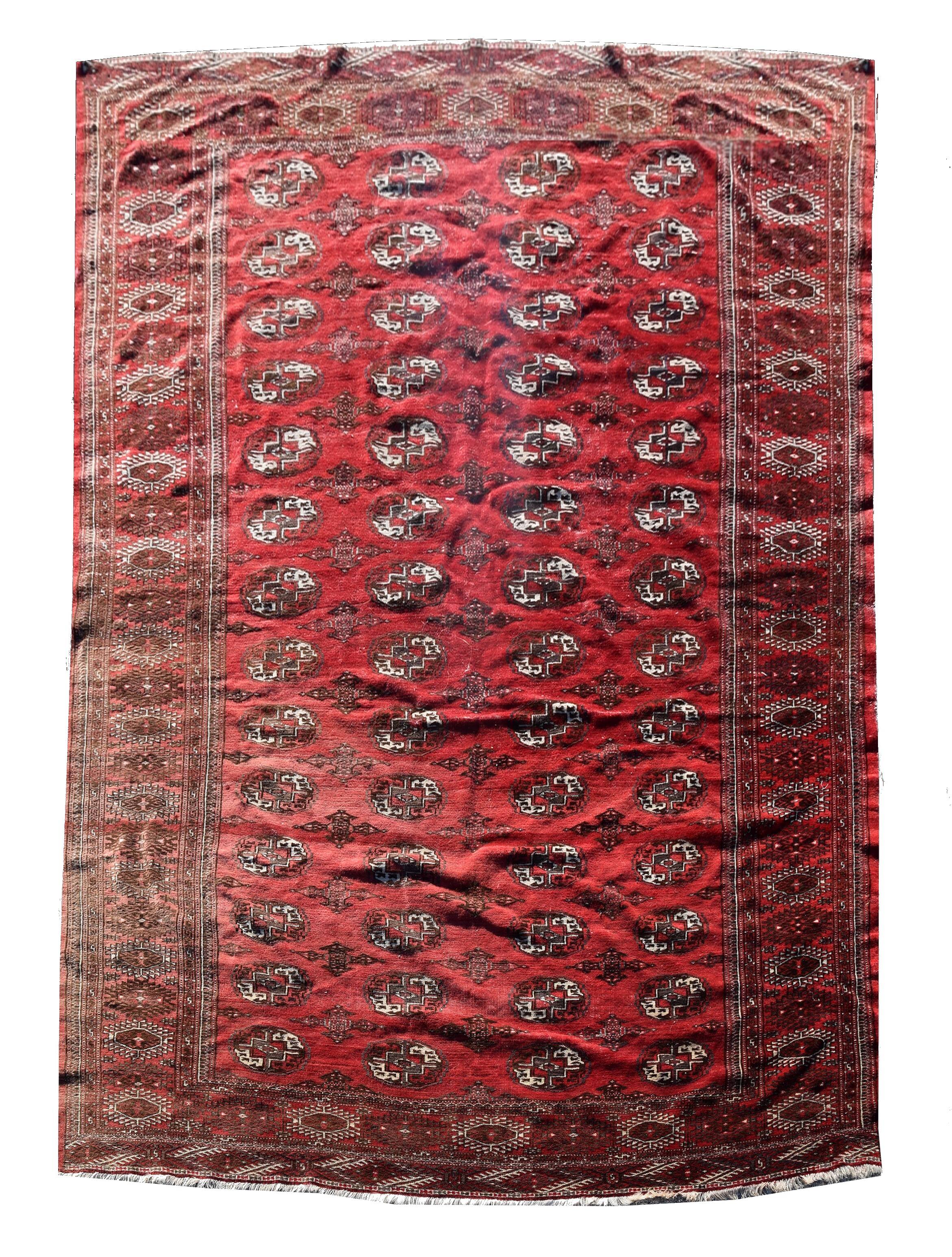Tapis d'orient Boukhara Turkmène : 310 x 220 Cm