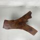 Wabia sabi rustic tree branch side table, Dutch 1960s