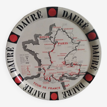 Plateau souvenir Dauré tour de France 1961