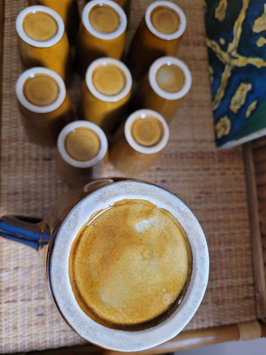 Ceramic orangeade set - 10 mazagrans