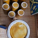 Ceramic orangeade set - 10 mazagrans