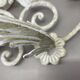 1 of 3 xxl 73cm white Metal Florentiner Theatre wall Light, Italy, 1970s