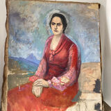 Old portrait of a woman