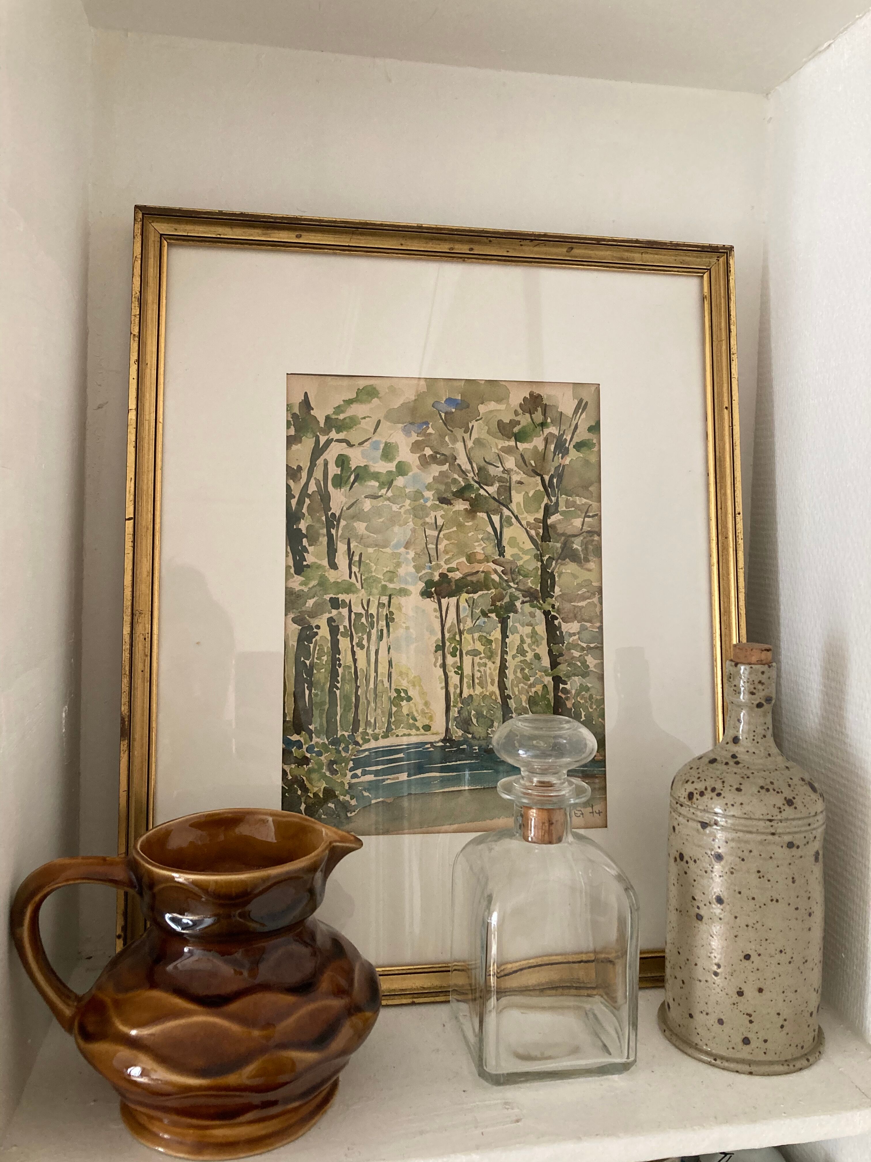 Sarreguemines sandstone pitcher