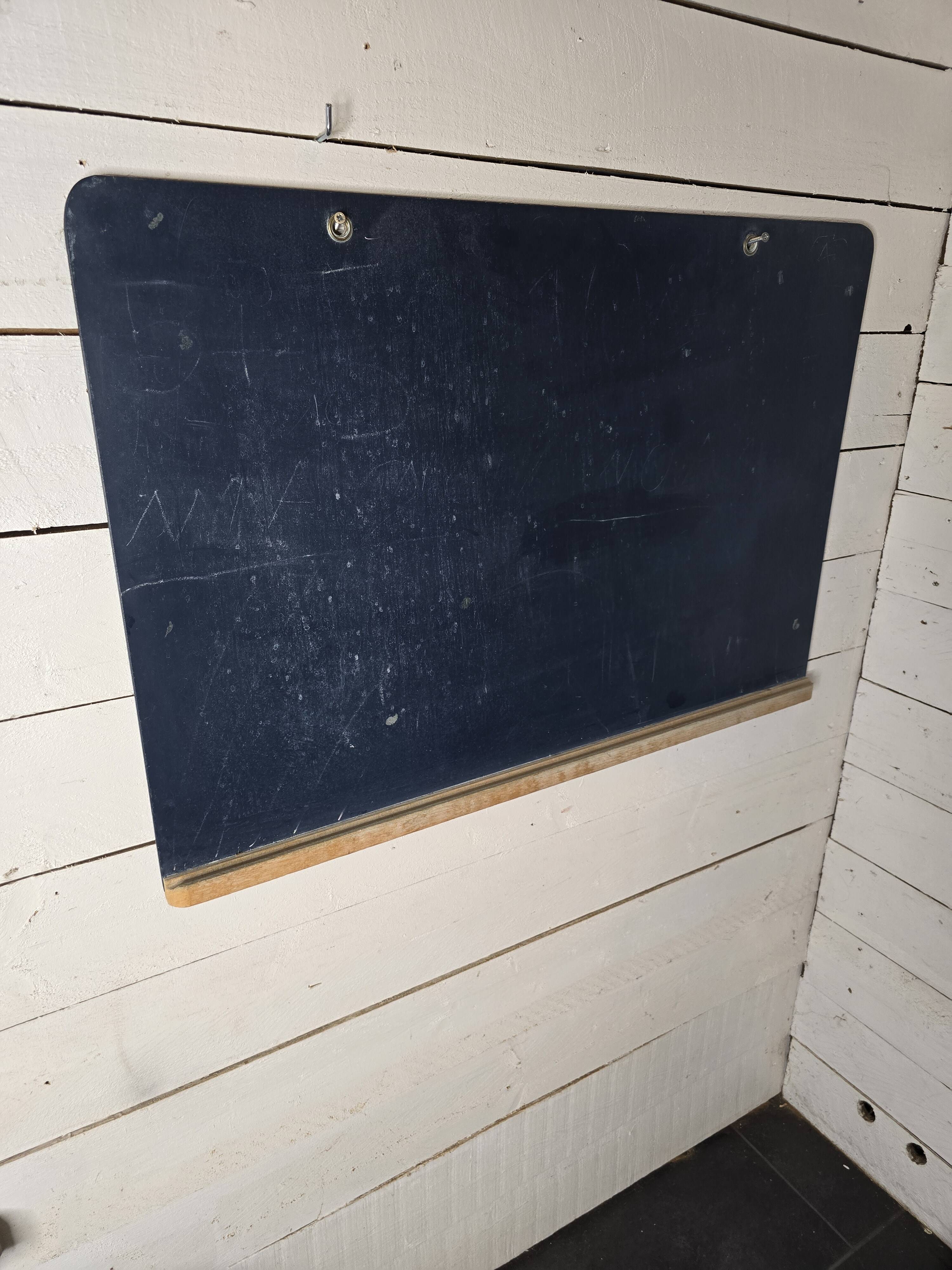 School board with chalk holder