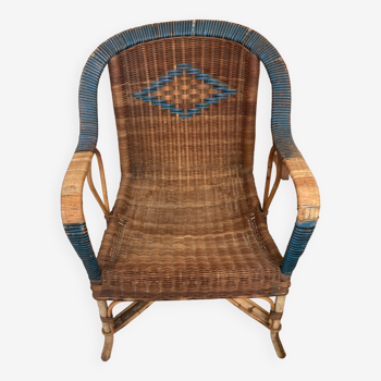 Rattan armchair