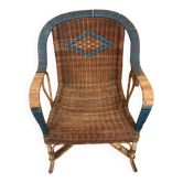 Rattan armchair