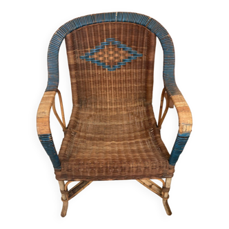 Rattan armchair