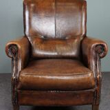 Sheepskin armchair