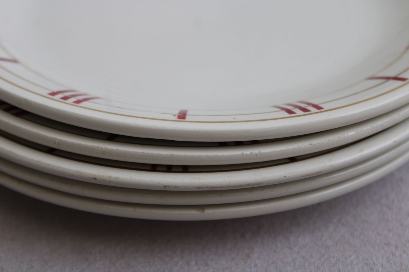 Set of 6 dessert plates