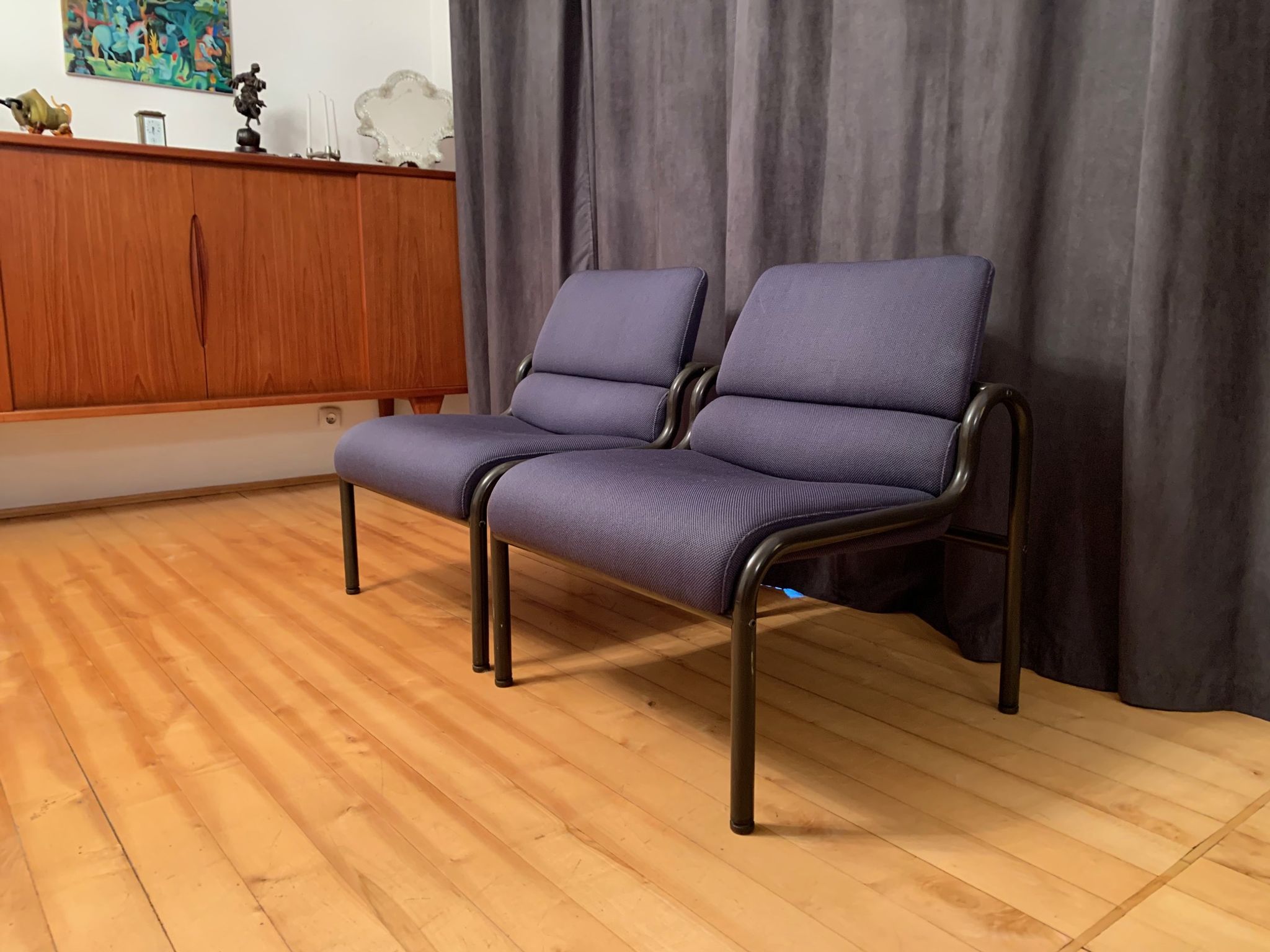 A pair of G30 armchairs by Martin Stoll, Germany, 1980s.