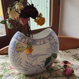 Vase demi lune peint à la main Gien
