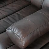DS-85 Vintage Brown Leather Sofa by De Sede