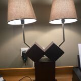 Lampe design en bois