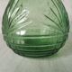Chiseled glass decanter