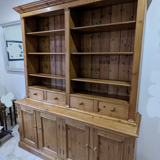 Light wood library