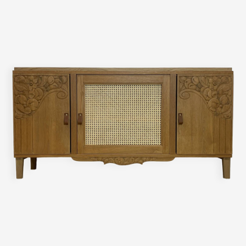 Art deco oak sideboard