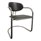 Vintage Bauhaus leather chair, Italy 1970