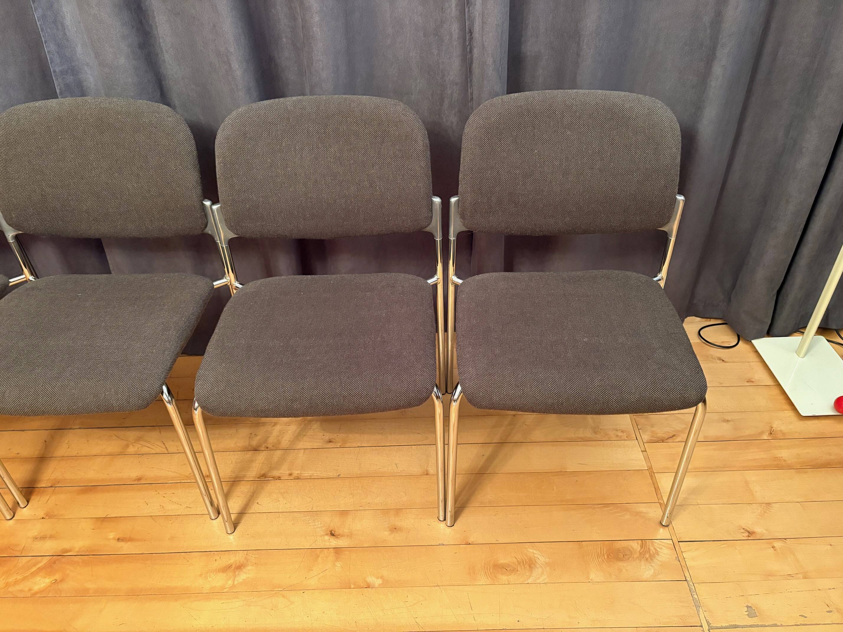 Set of four chairs, 1980s