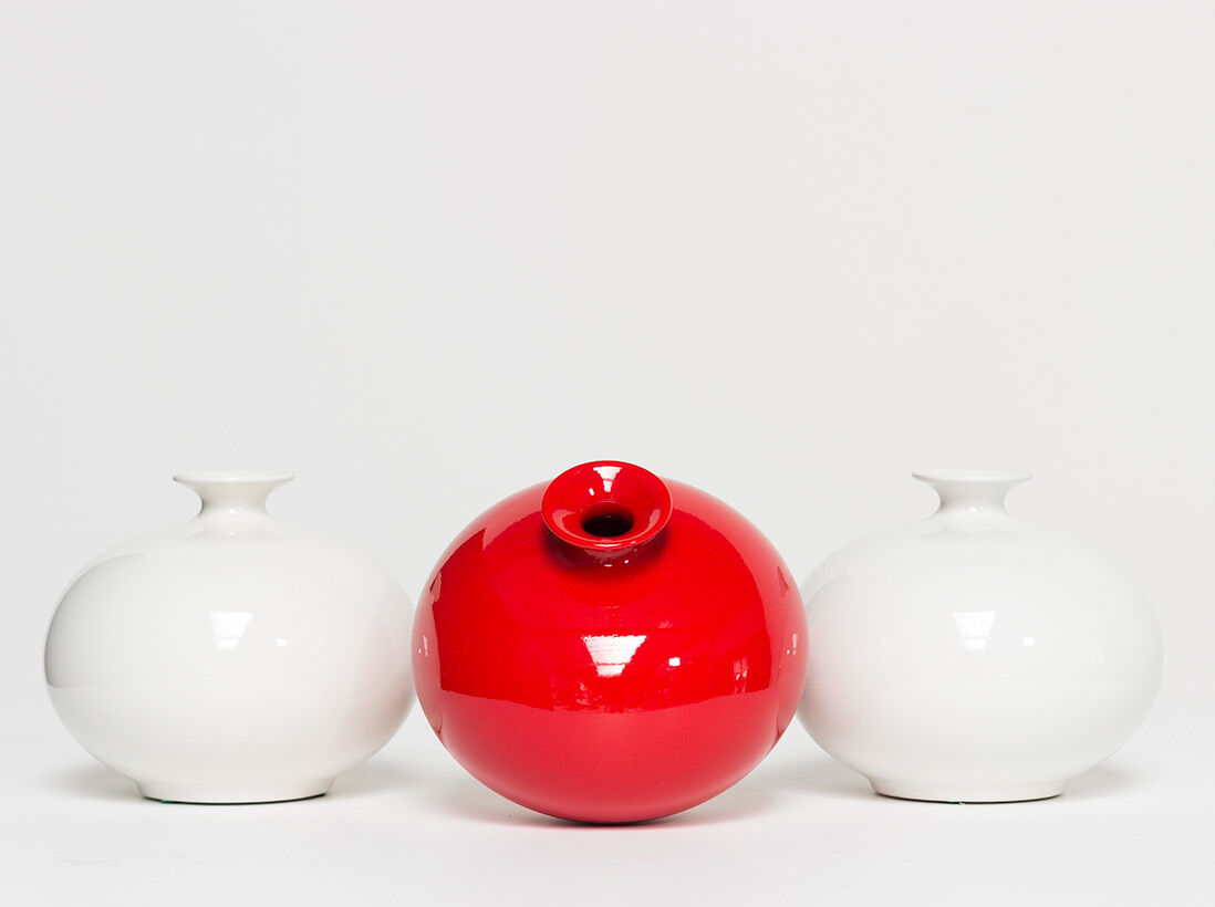 Pino Spagnolo for Sicart three 1970 ceramic vases