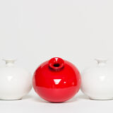 Pino Spagnolo pour Sicart trois vases en céramique 1970