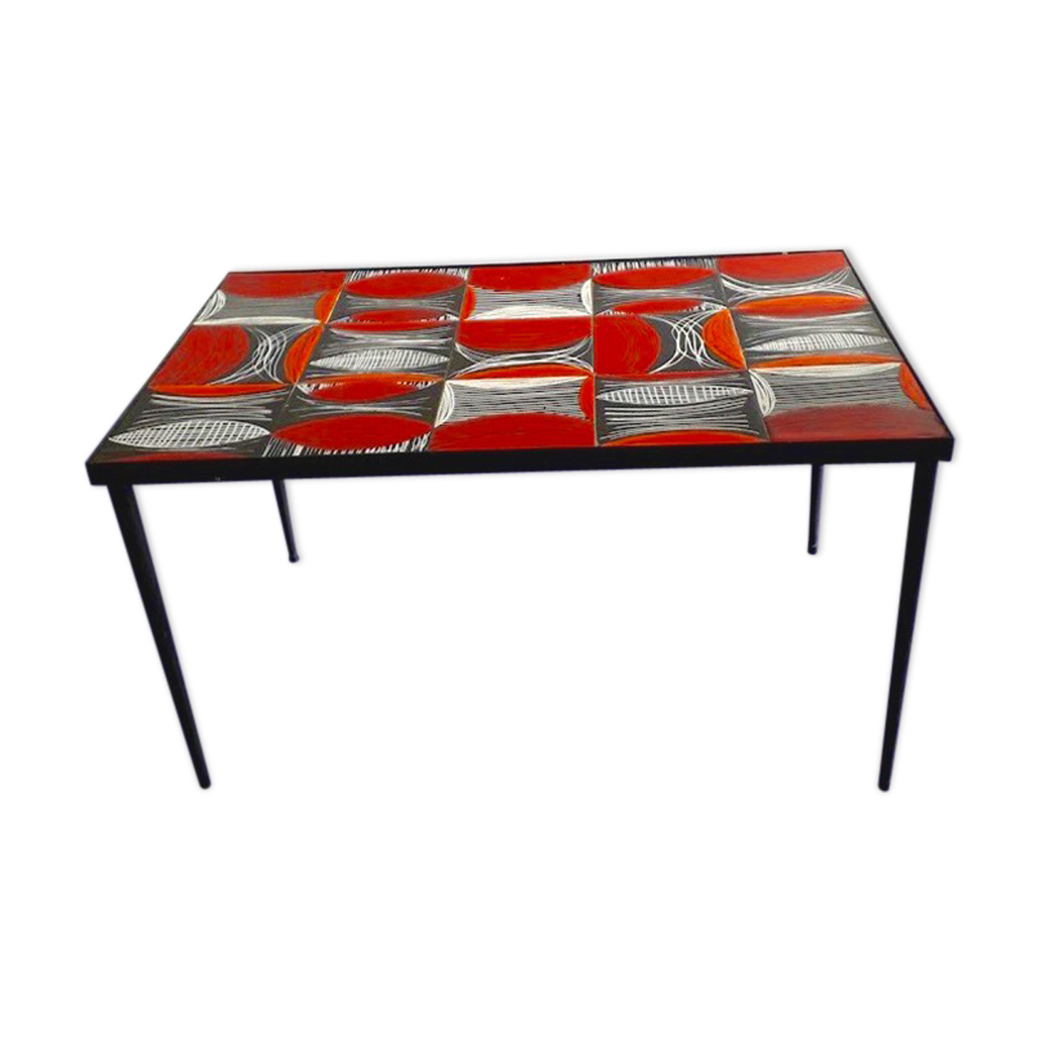 Table low ceramic Robert and Jean Cloutier, 1950's