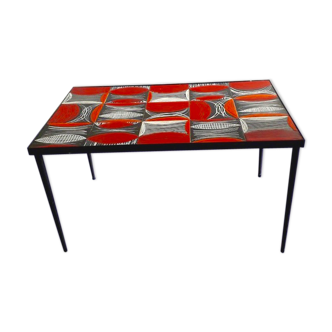 Table low ceramic Robert and Jean Cloutier, 1950's