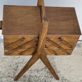 Vintage 1960s sewing table with splayed legs