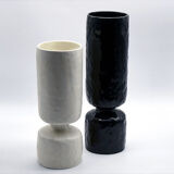 Paire de vases en céramique des années 1970 Pompeo Pianezzola